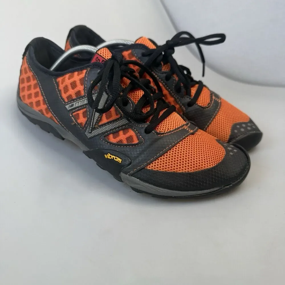 New Balance Minimus Size 8 Men MT20OR Trail Running Athletic Shoes Orange EUC